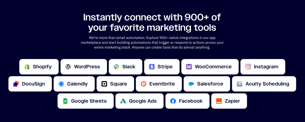 integraties active campaign